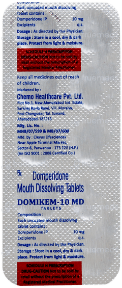 Domikem 10 Md Tablet 10